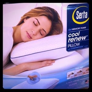 Serta Gel Memory Foam Cool Renew Pillow